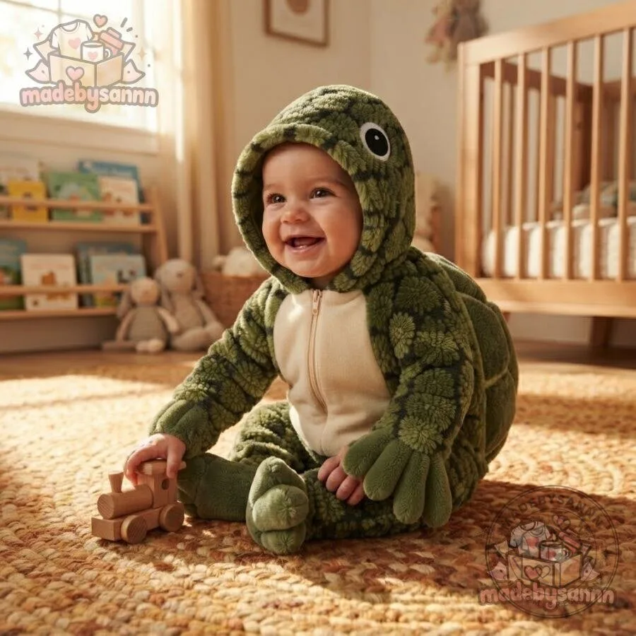 Underwraps Green Turtle Toddler Costume Fuzzy Hooded Infant & Toddler Halloween Outfit 19 Underwraps Green Turtle Toddler Costume Fuzzy Hooded Infant & Toddler Halloween Outfit
