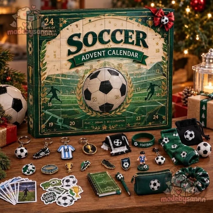 Soccer Advent Calendar 24-Day Football Christmas Countdown Gift for Soccer Fans & Football Lovers 18 Soccer Advent Calendar 24-Day Football Christmas Countdown Gift for Soccer Fans & Football Lovers