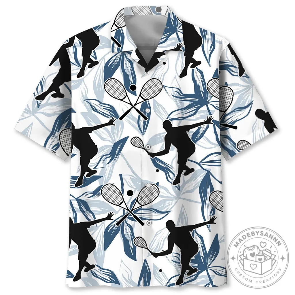 Squash Player Tropical Leaf Pattern Hawaiian Shirt 16 Squash Player Tropical Leaf Pattern Hawaiian Shirt