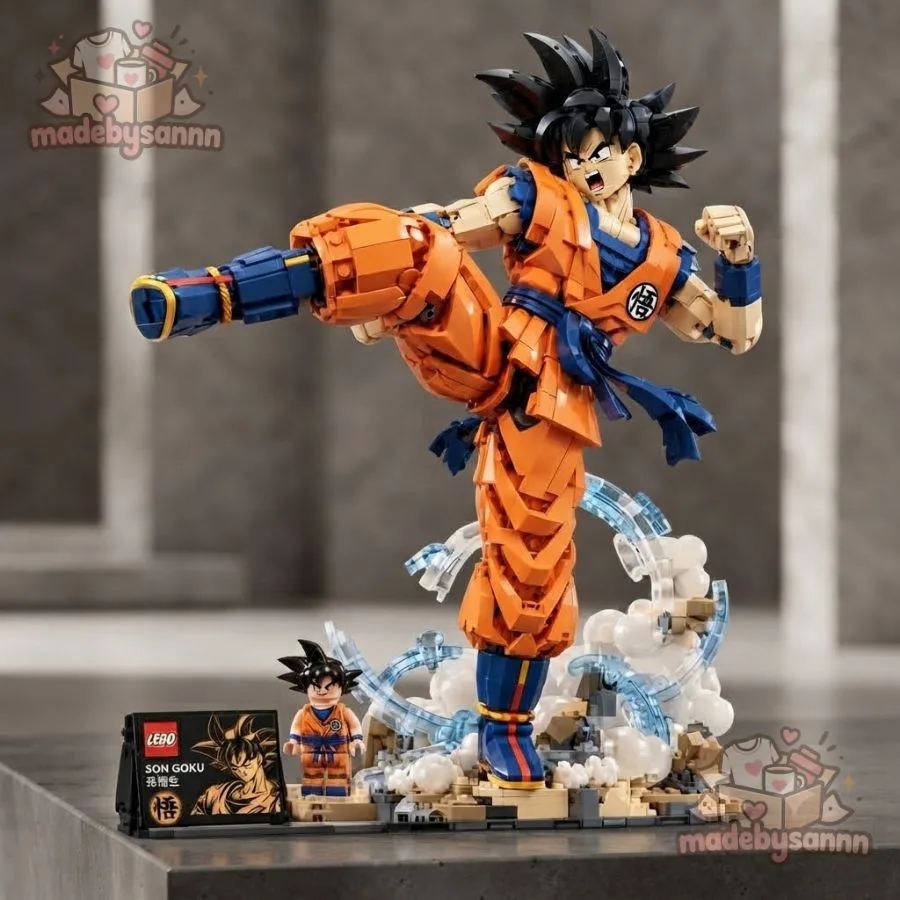 LEGO Dragon Ball Son Goku Buildable Character Set 745601 Concept (6) LEGO Dragon Ball Son Goku Buildable Character Set 745601 Concept 6