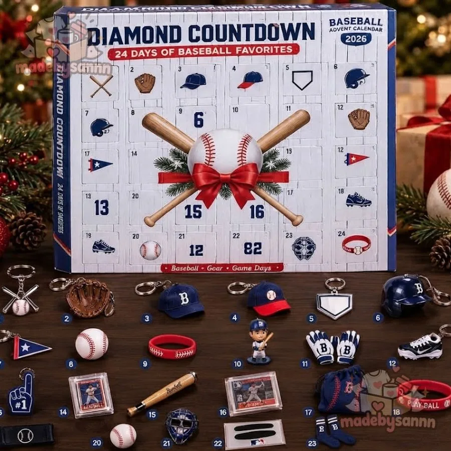 Baseball Advent Calendar 2026 24 Days of Baseball Favorites Diamond Countdown