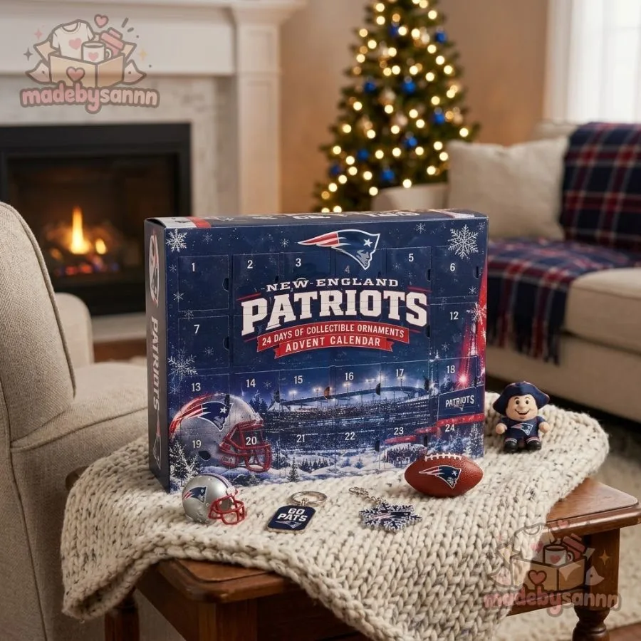 New England Patriots NFL Advent Calendar 24 Days of Collectible Ornaments (7) New England Patriots NFL Advent Calendar 24 Days of Collectible Ornaments 7