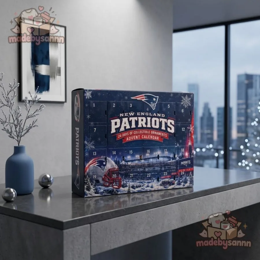 New England Patriots NFL Advent Calendar 24 Days of Collectible Ornaments (8) New England Patriots NFL Advent Calendar 24 Days of Collectible Ornaments 8