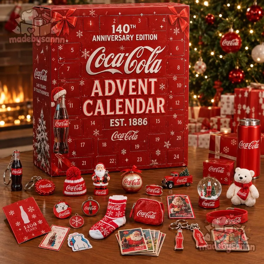 Coca-Cola 140th Anniversary Edition Advent Calendar Christmas 2026