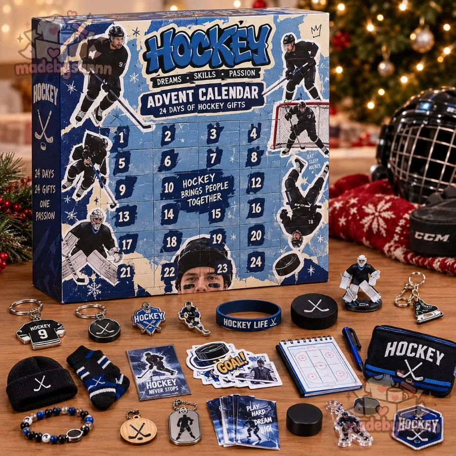 Hockey Advent Calendar 24 Days of Hockey Gifts for Hockey Fans