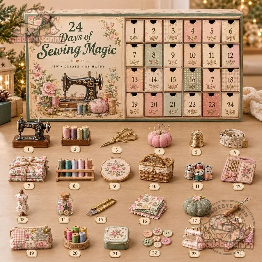 24 Days Sewing Advent Calendar 2026 Sewing Magic