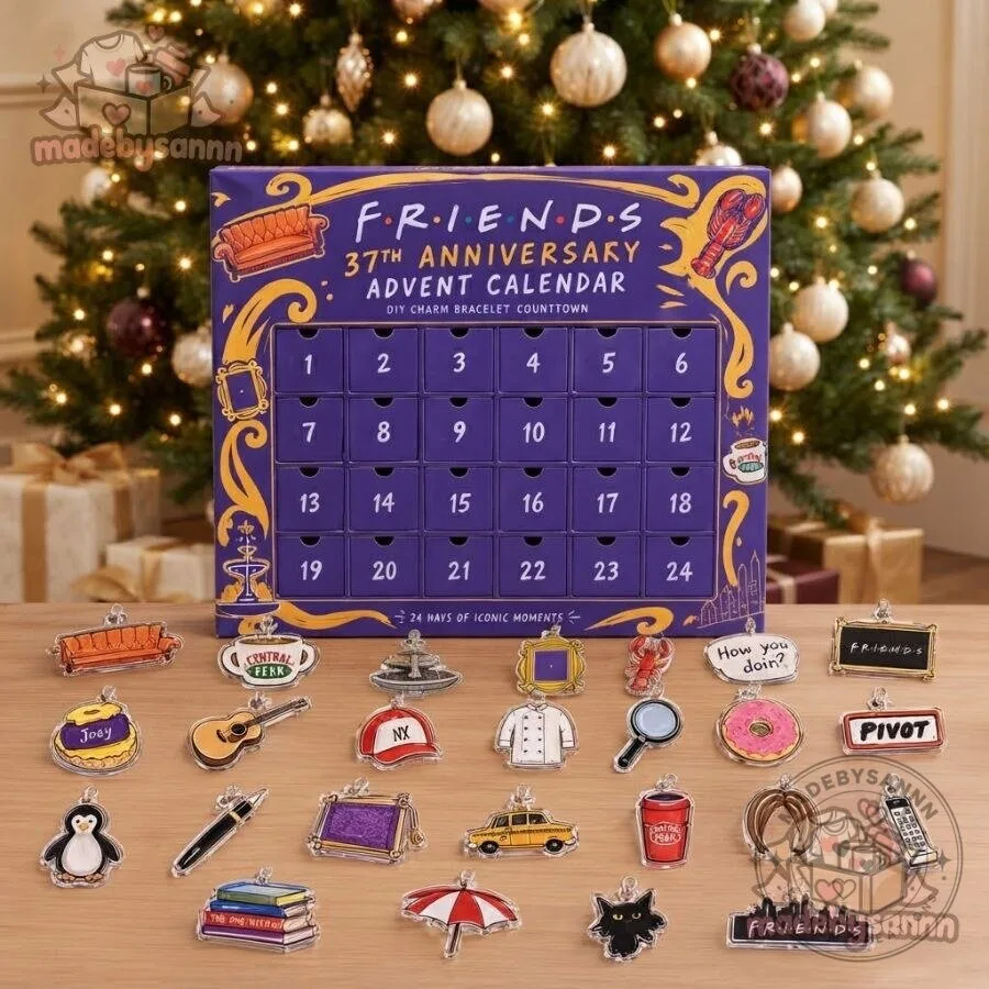 Friends 37th Anniversary Advent Calendar DIY Charm Bracelet Countdown