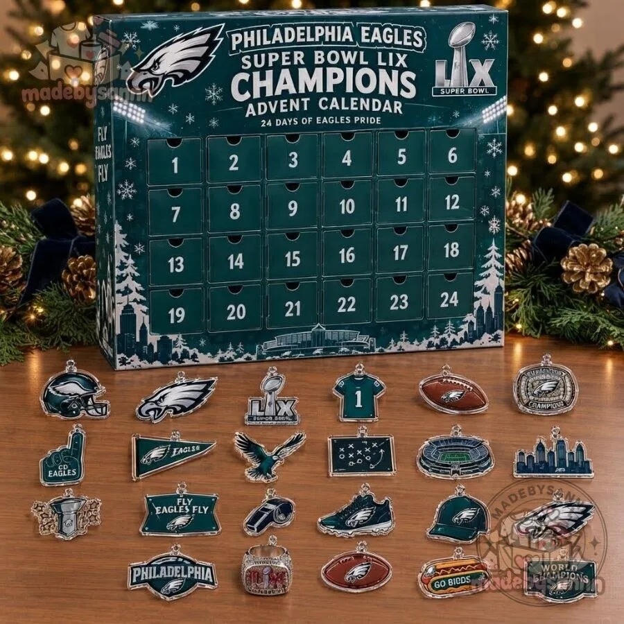 Philadelphia Eagles Super Bowl LIX Champions Advent Calendar