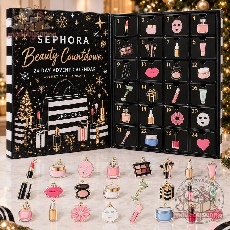 24-Day Sephora Beauty Countdown Advent Calendar Cosmetics & Skincare