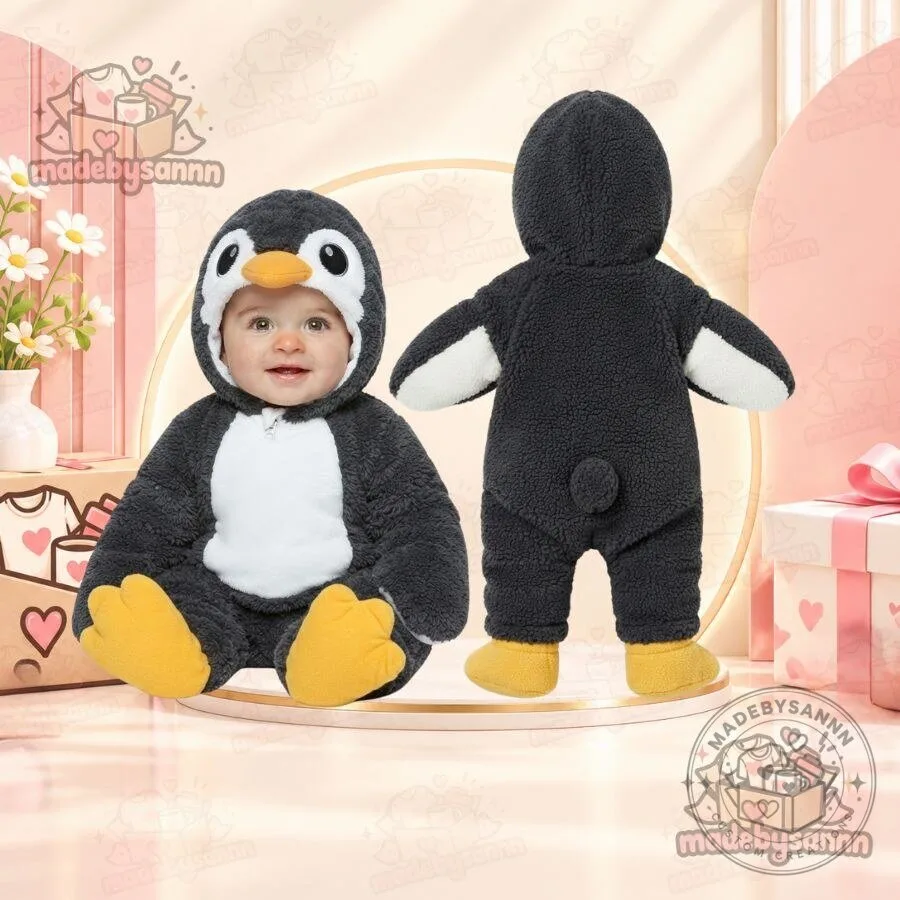 Baby Penguin Pajamas Plush Penguin Infant Costume