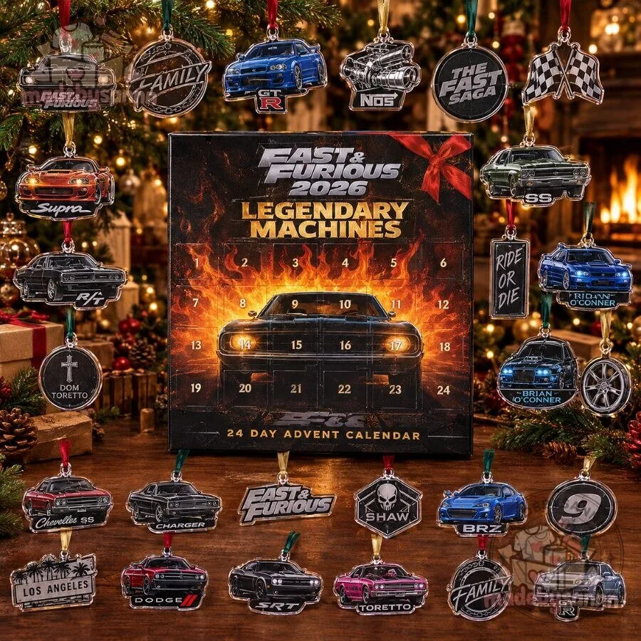 Fast & Furious Legendary Machines Advent Calendar 2026 24-Day Countdown