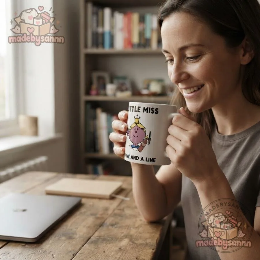 Little Miss Wine and a Line Mug Funny Novelty Coffee Cup 13 Little Miss Wine and a Line Mug Funny Novelty Coffee Cup