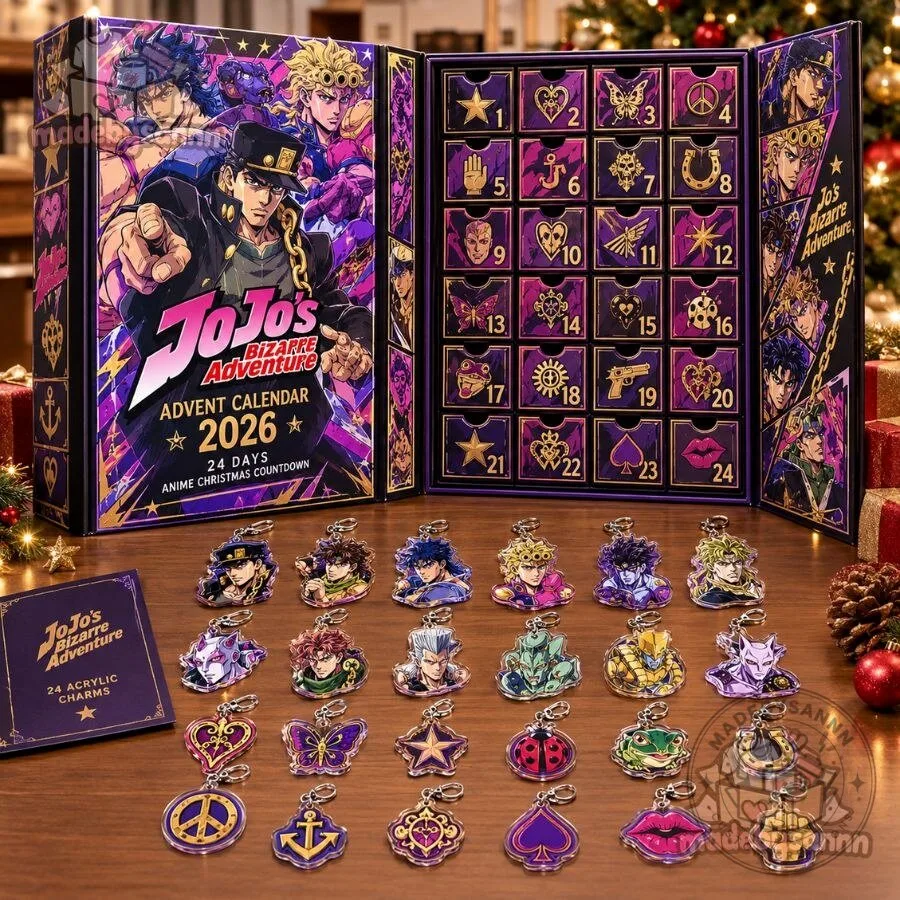 JoJo’s Bizarre Adventure Advent Calendar 2026 JoJo Anime Christmas Countdown