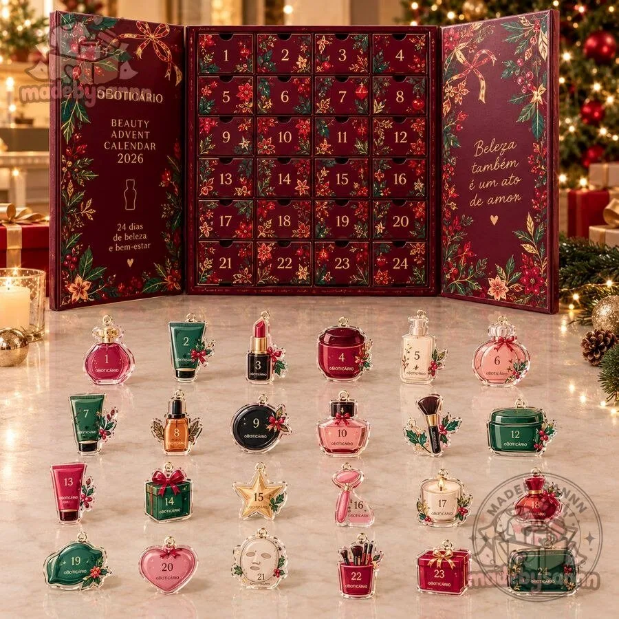 O Boticário Beauty Advent Calendar 2026 Christmas Countdown