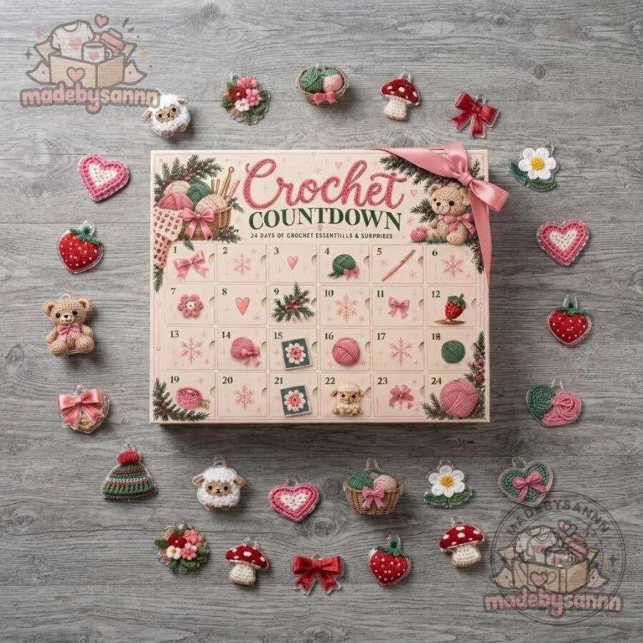 Crochet Advent Calendar 2026 24 Days of Crochet Essentials & Surprises Christmas Countdown 14 Crochet Advent Calendar 2026 24 Days of Crochet Essentials & Surprises Christmas Countdown