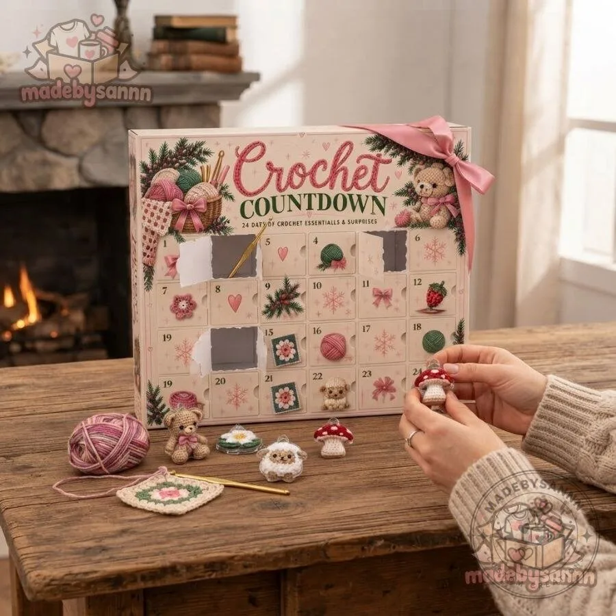 Crochet Advent Calendar 2026 24 Days of Crochet Essentials & Surprises Christmas Countdown 15 Crochet Advent Calendar 2026 24 Days of Crochet Essentials & Surprises Christmas Countdown
