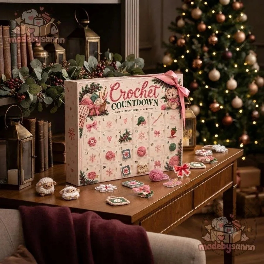 Crochet Advent Calendar 2026 24 Days of Crochet Essentials & Surprises Christmas Countdown 18 Crochet Advent Calendar 2026 24 Days of Crochet Essentials & Surprises Christmas Countdown