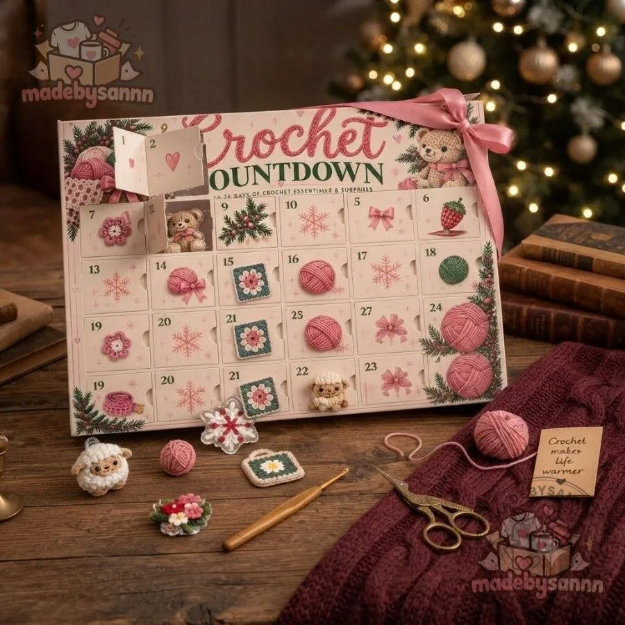 Crochet Advent Calendar 2026 24 Days of Crochet Essentials & Surprises Christmas Countdown 20 Crochet Advent Calendar 2026 24 Days of Crochet Essentials & Surprises Christmas Countdown