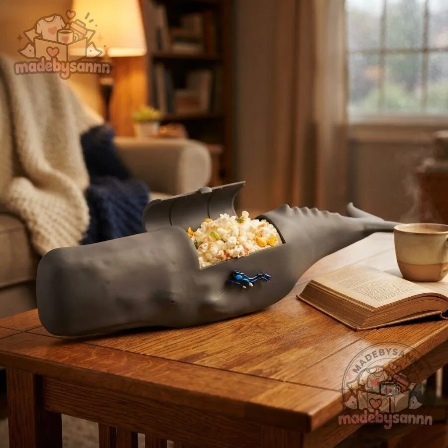 Whalefall Popcorn Bucket Collectible Sperm Whale Popcorn Container 10 Whalefall Popcorn Bucket Collectible Sperm Whale Popcorn Container
