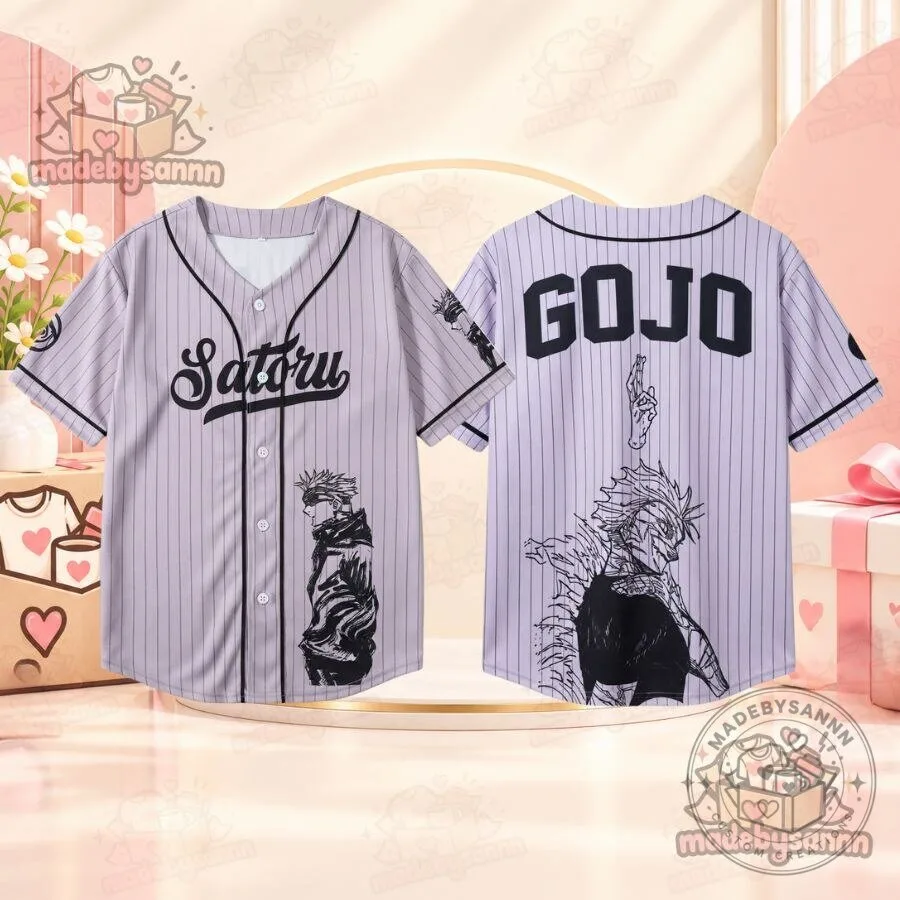 Gojo Satoru Jujutsu Kaisen Baseball Jersey Anime Jersey