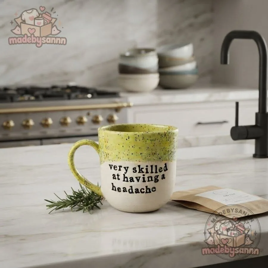 Very Skilled at Having a Headache Funny Ceramic Coffee Mug 9 Very Skilled at Having a Headache Funny Ceramic Coffee Mug