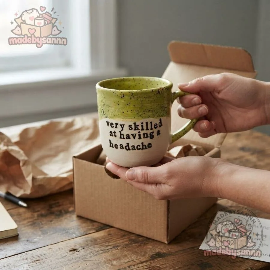 Very Skilled at Having a Headache Funny Ceramic Coffee Mug 12 Very Skilled at Having a Headache Funny Ceramic Coffee Mug