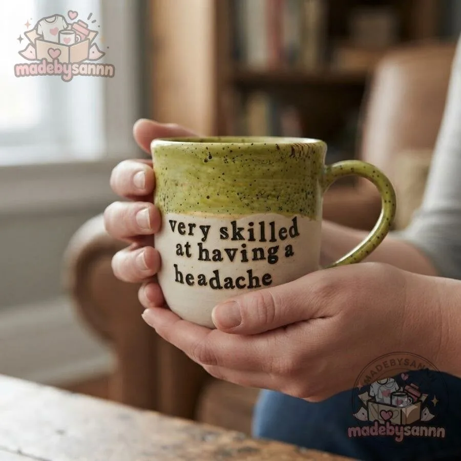 Very Skilled at Having a Headache Funny Ceramic Coffee Mug 13 Very Skilled at Having a Headache Funny Ceramic Coffee Mug