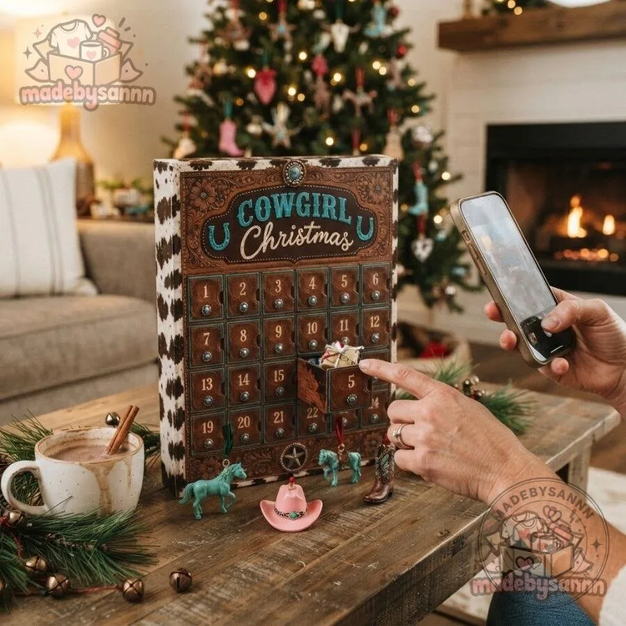 Cowgirl Christmas Advent Calendar 24 Days Western Country Girl Christmas Countdown 20 Cowgirl Christmas Advent Calendar 24 Days Western Country Girl Christmas Countdown