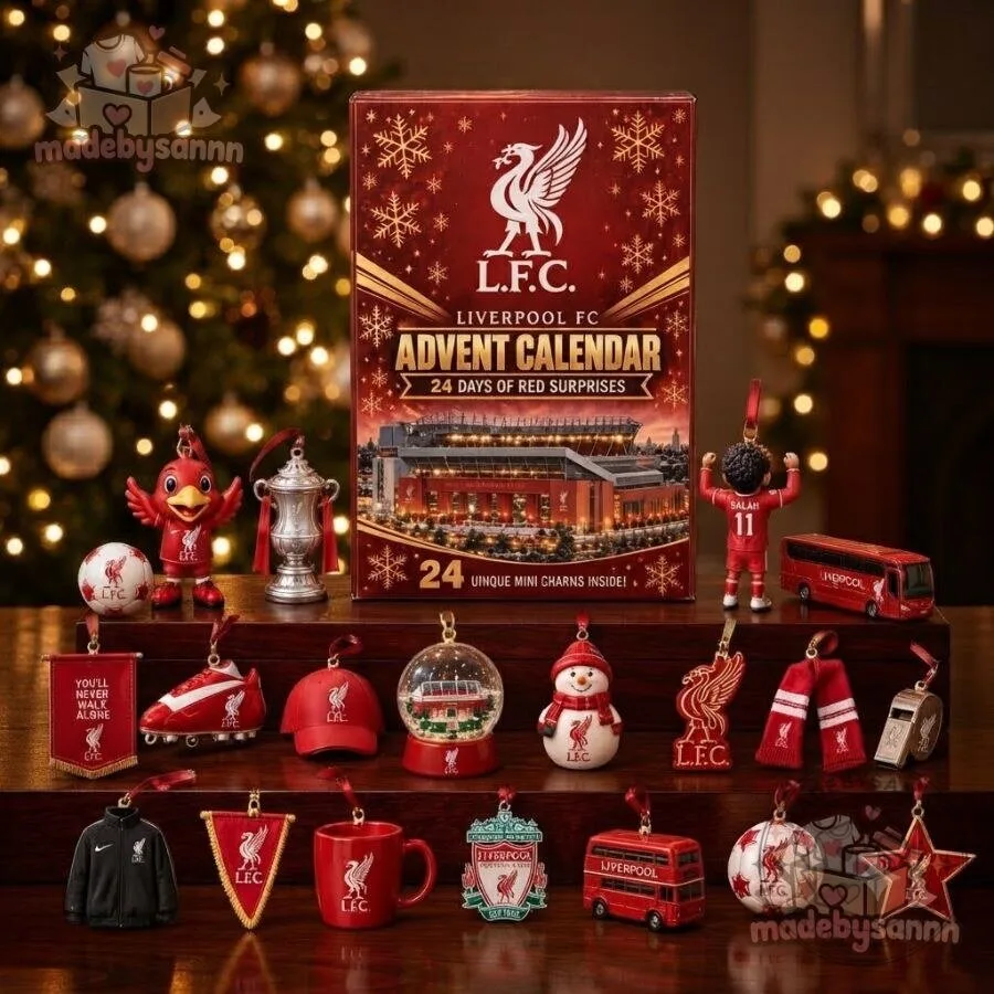 Liverpool FC Advent Calendar 24 Days of Red Surprises 24 Unique Mini Charms 12 Liverpool FC Advent Calendar 24 Days of Red Surprises 24 Unique Mini Charms
