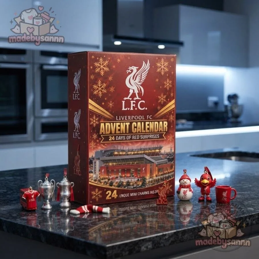 Liverpool FC Advent Calendar 24 Days of Red Surprises 24 Unique Mini Charms 14 Liverpool FC Advent Calendar 24 Days of Red Surprises 24 Unique Mini Charms