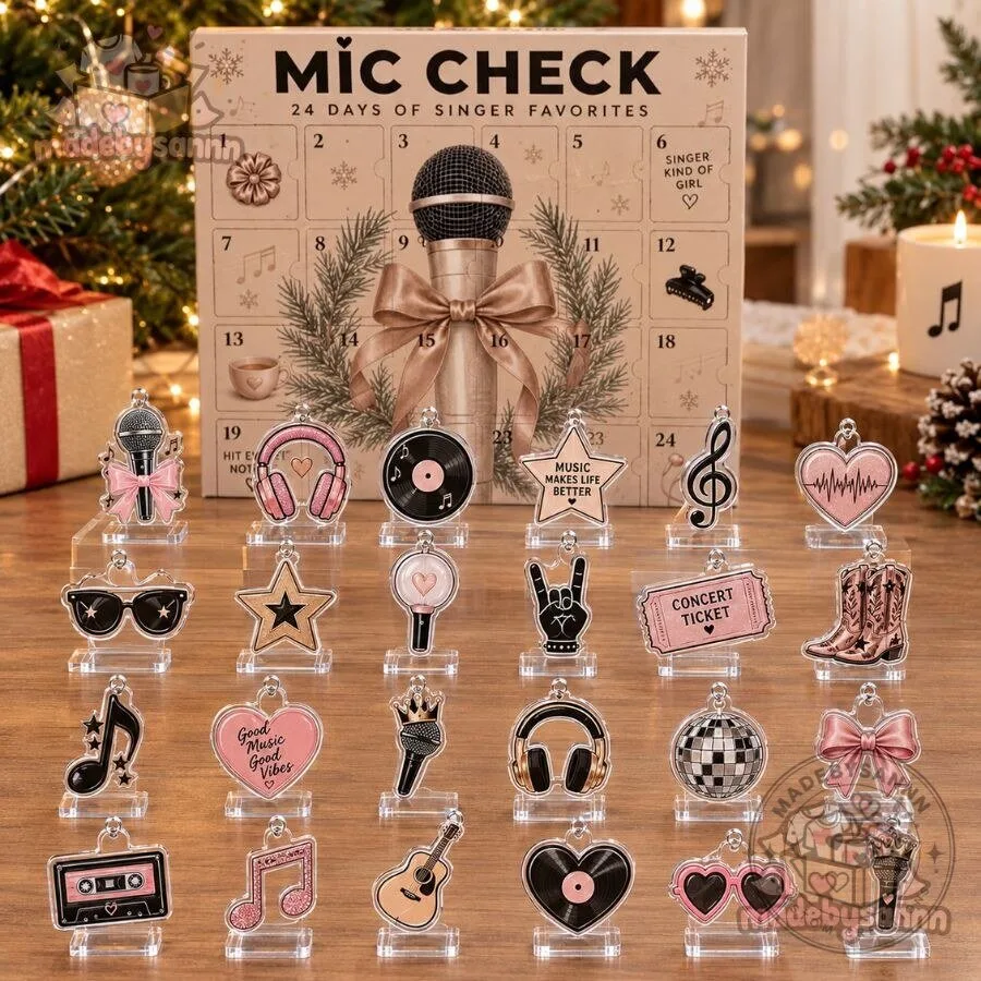 24 Days of Singer Favorites Advent Calendar Mic Check Singer Christmas Countdown Calendar