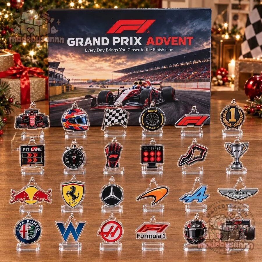 F1 Grand Prix Advent Calendar Formula 1 24-Day Christmas Countdown Calendar