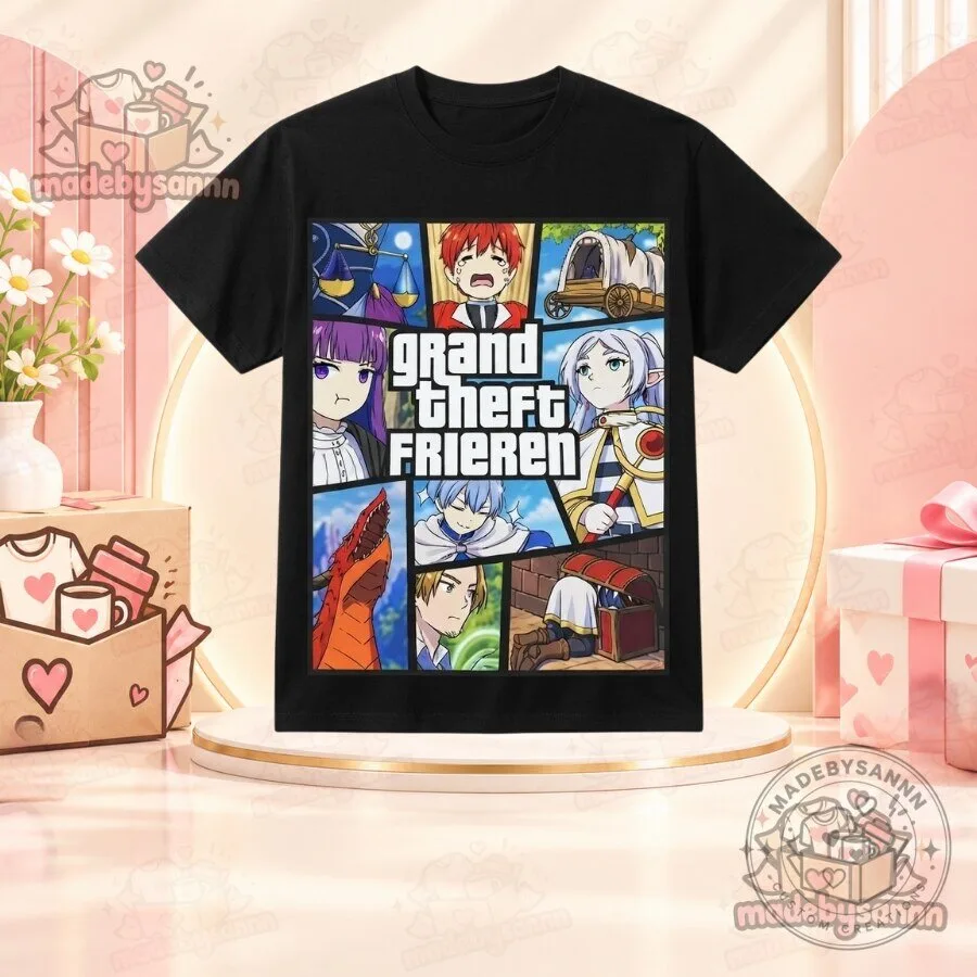 Grand Theft Frieren Shirt Frieren Beyond Journey’s End GTA 7 Grand Theft Frieren Shirt Frieren Beyond Journey’s End GTA
