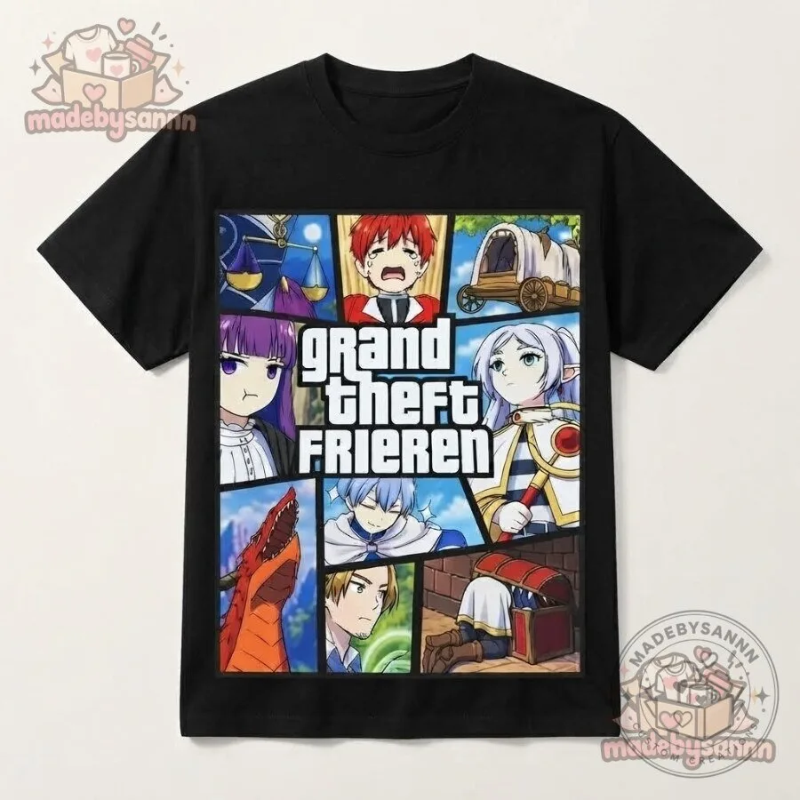 Grand Theft Frieren Shirt Frieren Beyond Journey’s End GTA 10 Grand Theft Frieren Shirt Frieren Beyond Journey’s End GTA