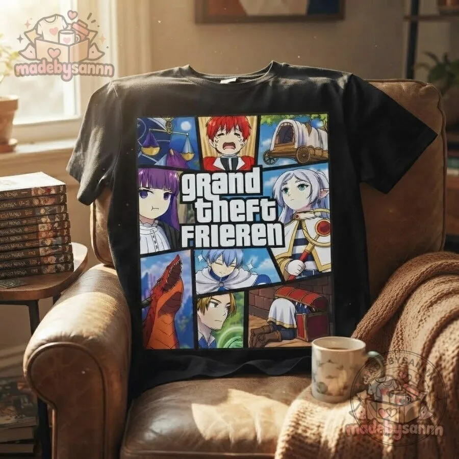 Grand Theft Frieren Shirt Frieren Beyond Journey’s End GTA 11 Grand Theft Frieren Shirt Frieren Beyond Journey’s End GTA