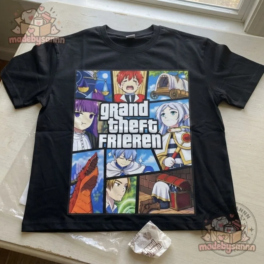 Grand Theft Frieren Shirt Frieren Beyond Journey’s End GTA 12 Grand Theft Frieren Shirt Frieren Beyond Journey’s End GTA