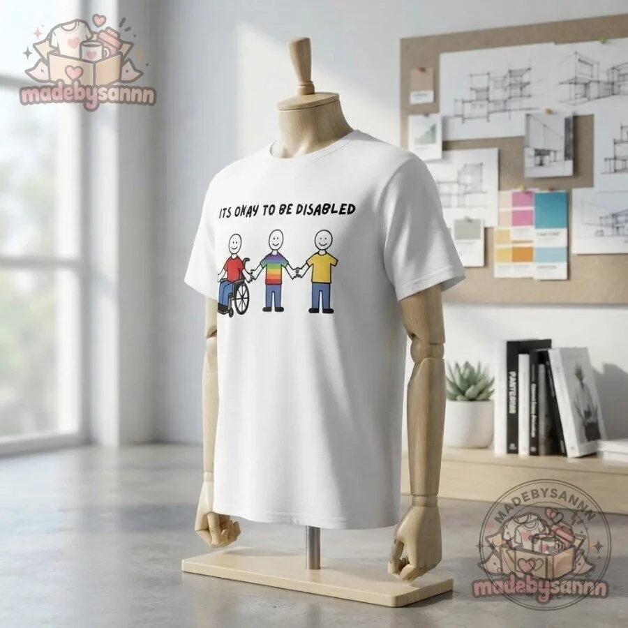 It’s Okay to Be Disabled T-Shirt 12 It’s Okay to Be Disabled T-Shirt
