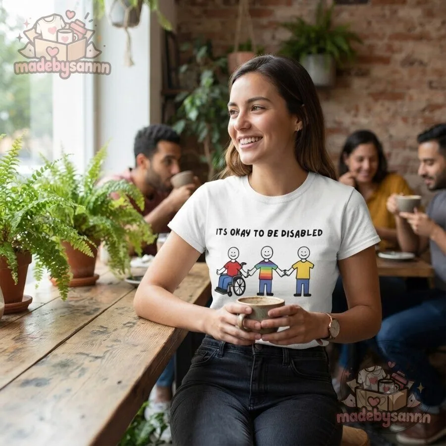 It’s Okay to Be Disabled T-Shirt 14 It’s Okay to Be Disabled T-Shirt