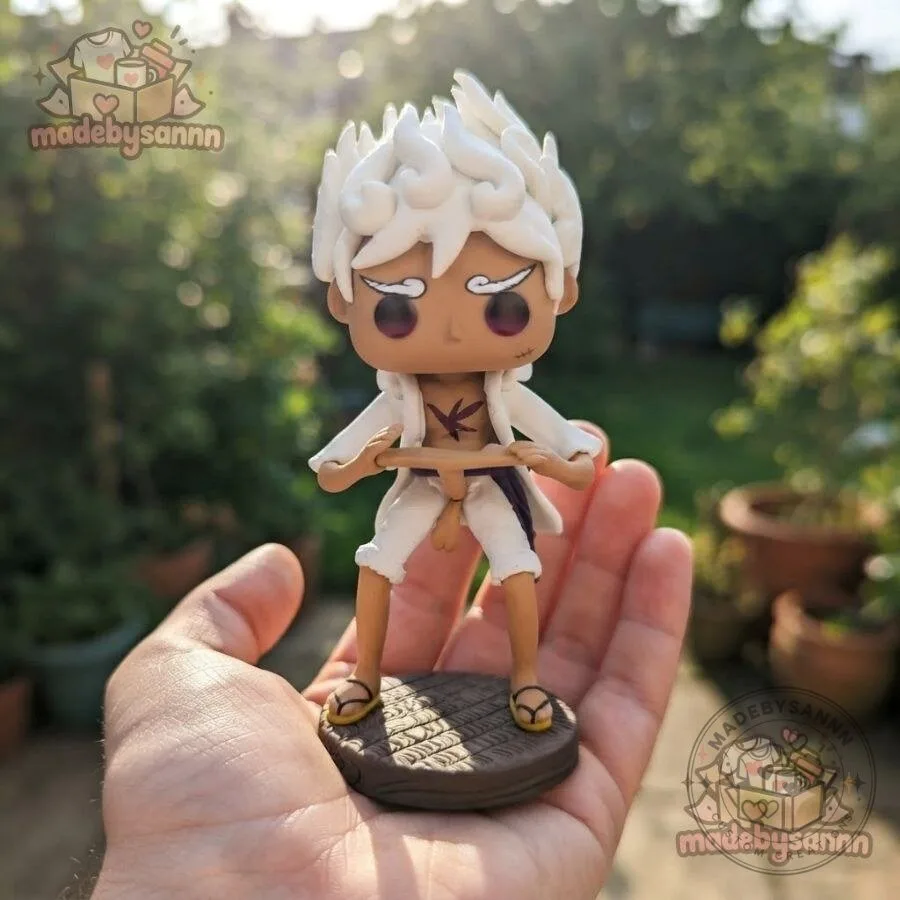 Luffy Versions One Piece Chibi Figure Handmade Clay Sculpture 13 Luffy Versions One Piece Chibi Figure Handmade Clay Sculpture