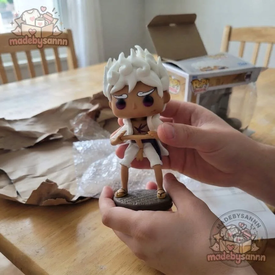 Luffy Versions One Piece Chibi Figure Handmade Clay Sculpture 18 Luffy Versions One Piece Chibi Figure Handmade Clay Sculpture