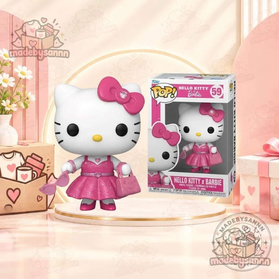 Hello Kitty x Barbie Vinyl Figure