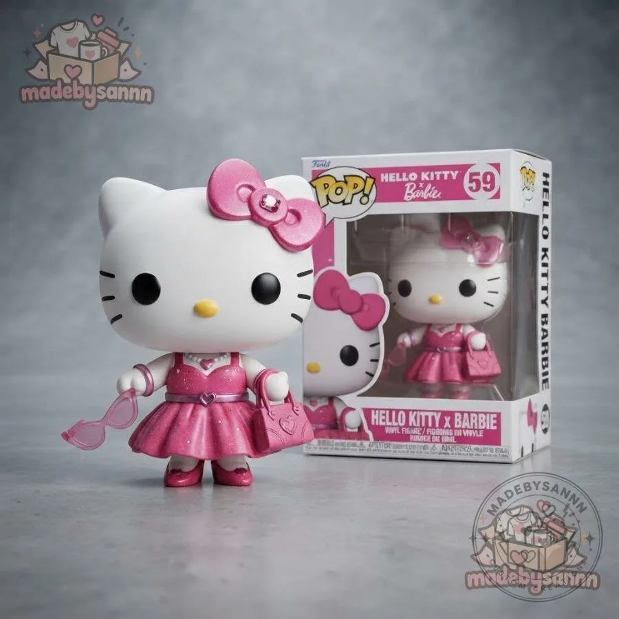 Hello Kitty x Barbie Vinyl Figure 8 Hello Kitty x Barbie Vinyl Figure