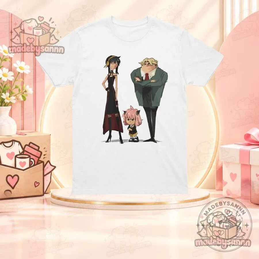 "Unique Shirts, One Piece Figures, D&D Dice: Perfect Gifts for All" 12 Spy x Family x Despicable Me Gru Shirt Forger Family Crossover