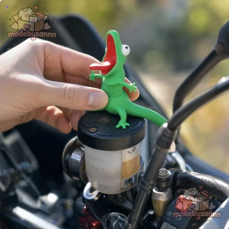 The Lizard RideBuddy Motorcycle Decoration Funny Rider 15 RideBuddy The Lizard Funny Motorcycle Rider Gift