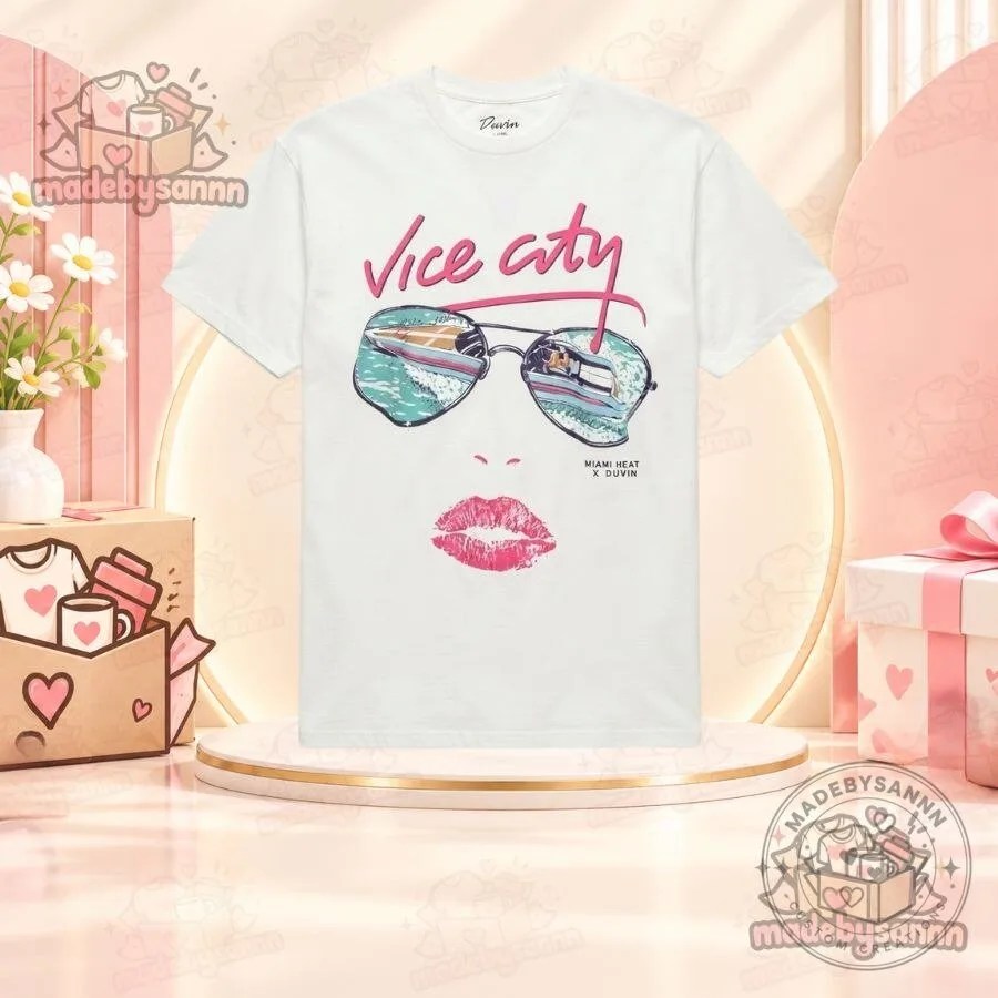 GTA VI x Miami Heat Vice City Shirt Grand Theft Auto 6