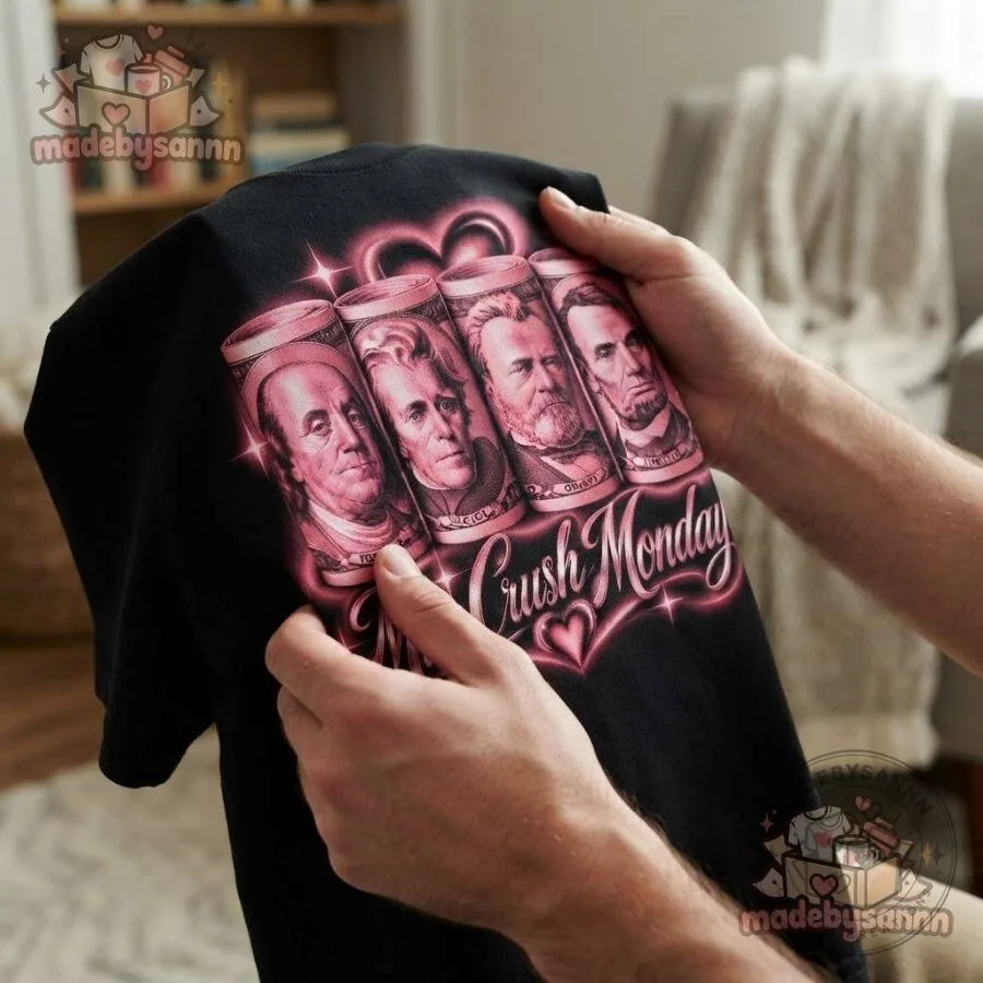 Man Crush Monday Money Shirt Franklin Jackson Grant Lincoln Dollar Bill 7 Man Crush Monday Money Shirt Franklin Jackson Grant Lincoln Dollar Bill