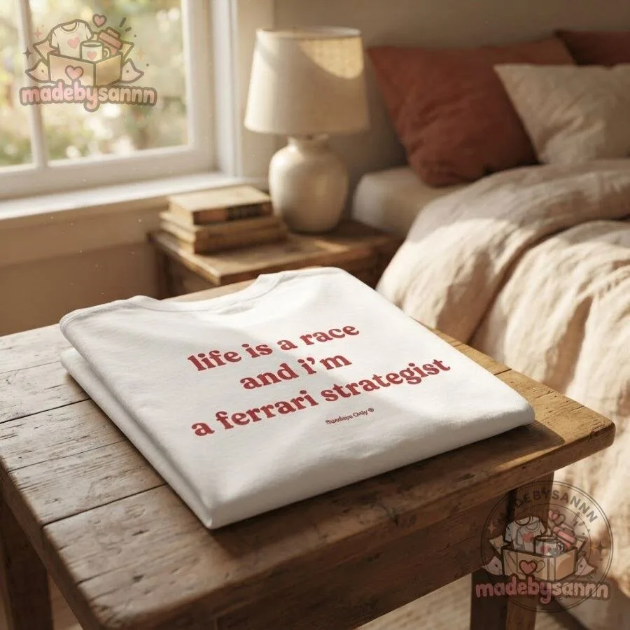 Life Is a Race and I’m a Ferrari Strategist Shirt Funny F1 7 Life Is a Race and I’m a Ferrari Strategist Shirt Funny F1