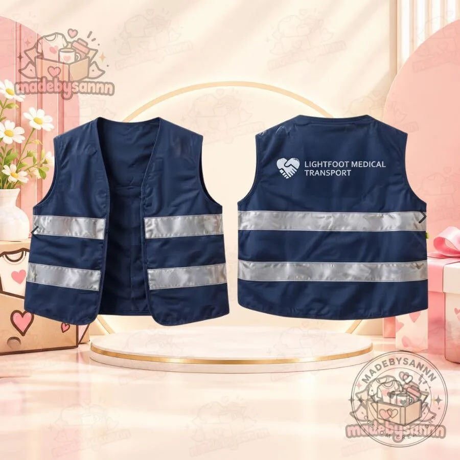 Resident Evil RPD Lightfoot Medical Transport Vest Dark Blue Reflective Utility Vest