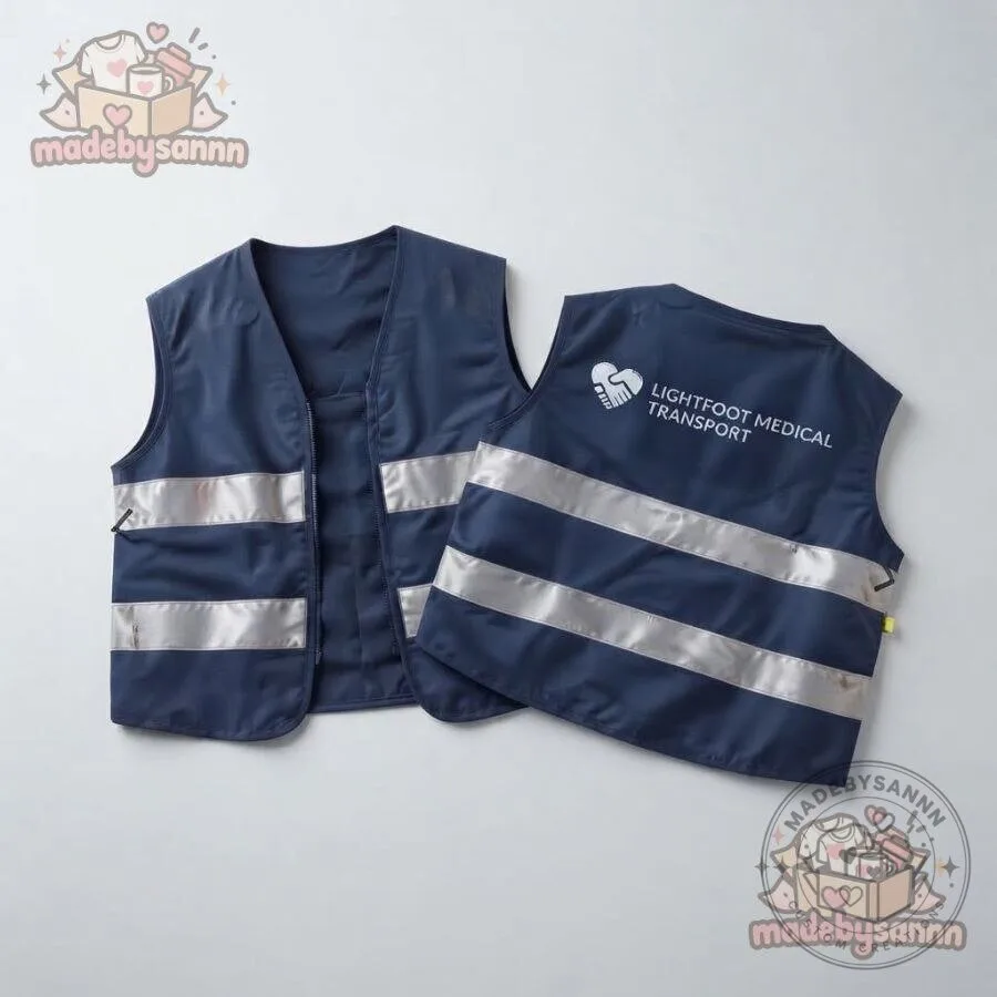 Resident Evil RPD Lightfoot Medical Transport Vest Dark Blue Reflective Utility Vest 7 Resident Evil RPD Lightfoot Medical Transport Vest Dark Blue Reflective Utility Vest