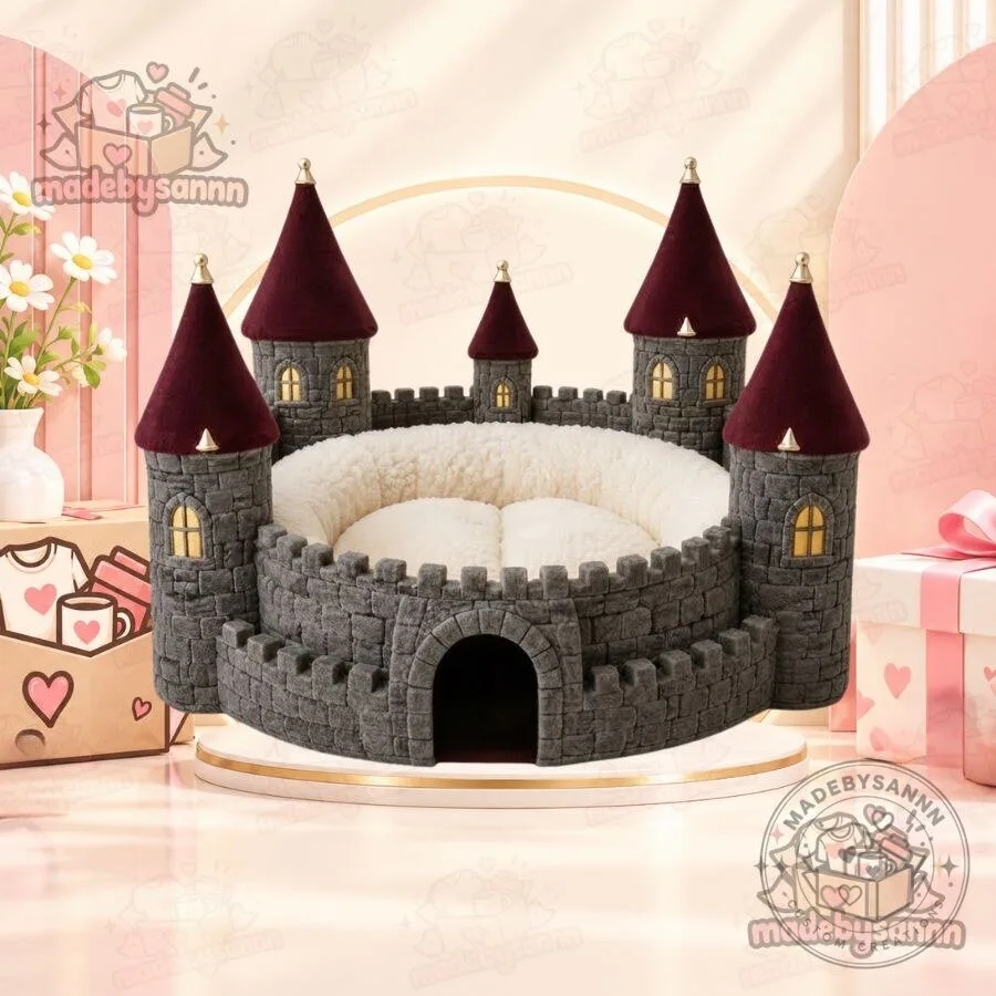Harry Potter Hogwarts Castle Cat & Dog Bed Spellpaw Enchanted